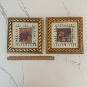 2 Indian Elephants Pictures price for both!